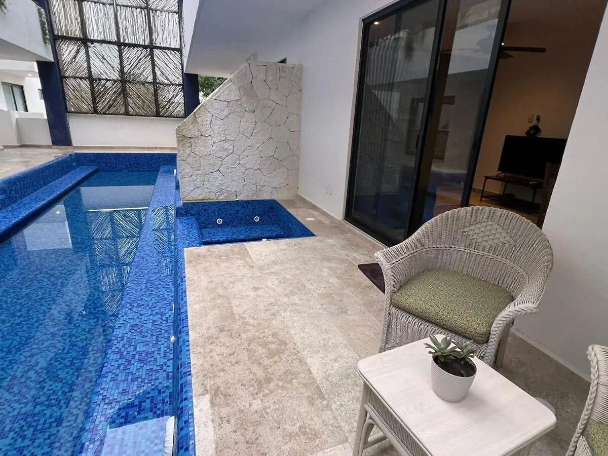 Apartment Tulum-Onebedroom-Fastwifi-Pooltable-Privatetub
